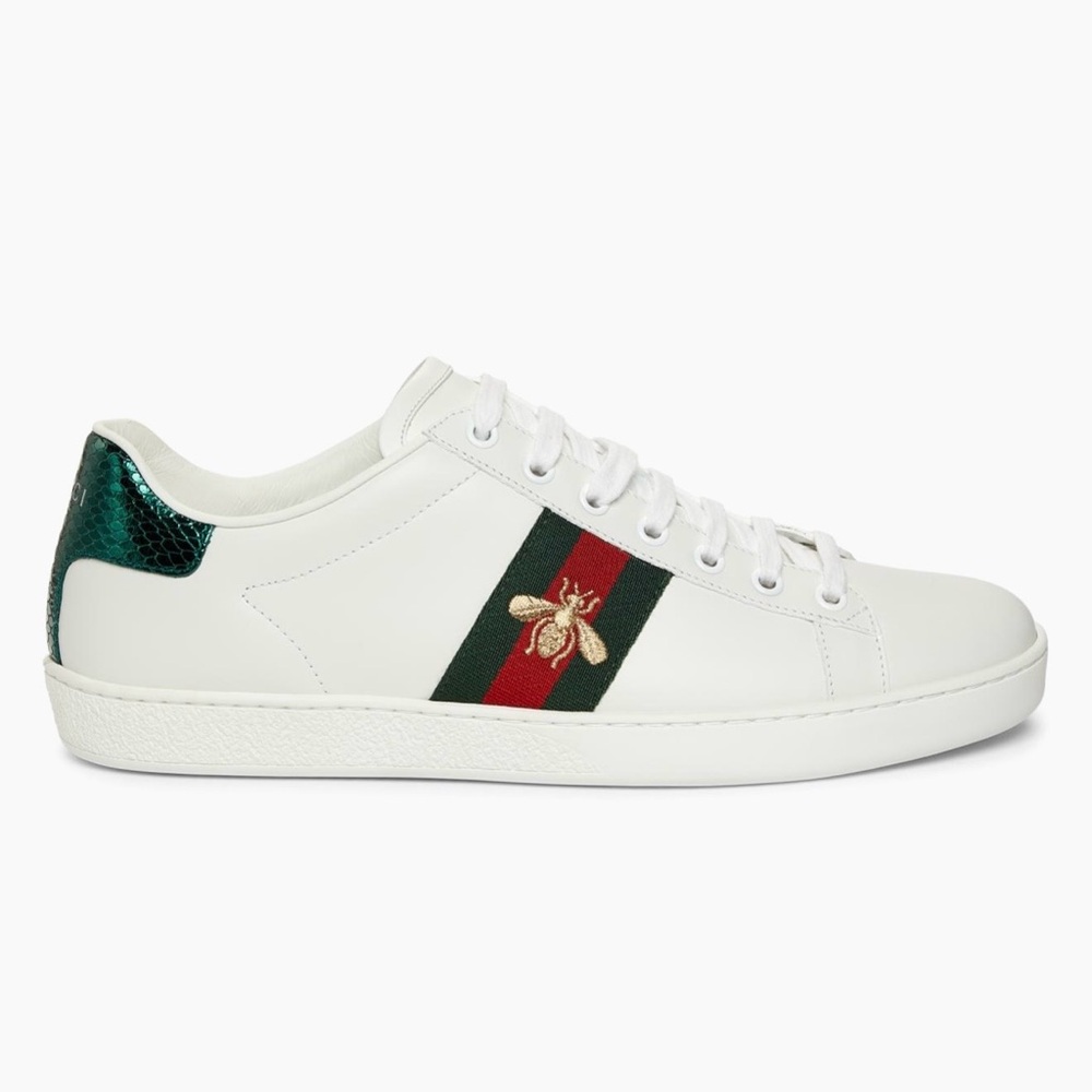 Gucci Ace Bee Embroidered Sneakers